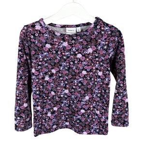 Tyttöjen Name It - Trikoopaita, koko 98 - 104 - Violetti (1)