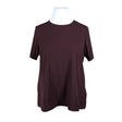 Naisten Q Sportwear - Urheilupaita, lyhyet hihat, koko 42 - Viininpunainen ()