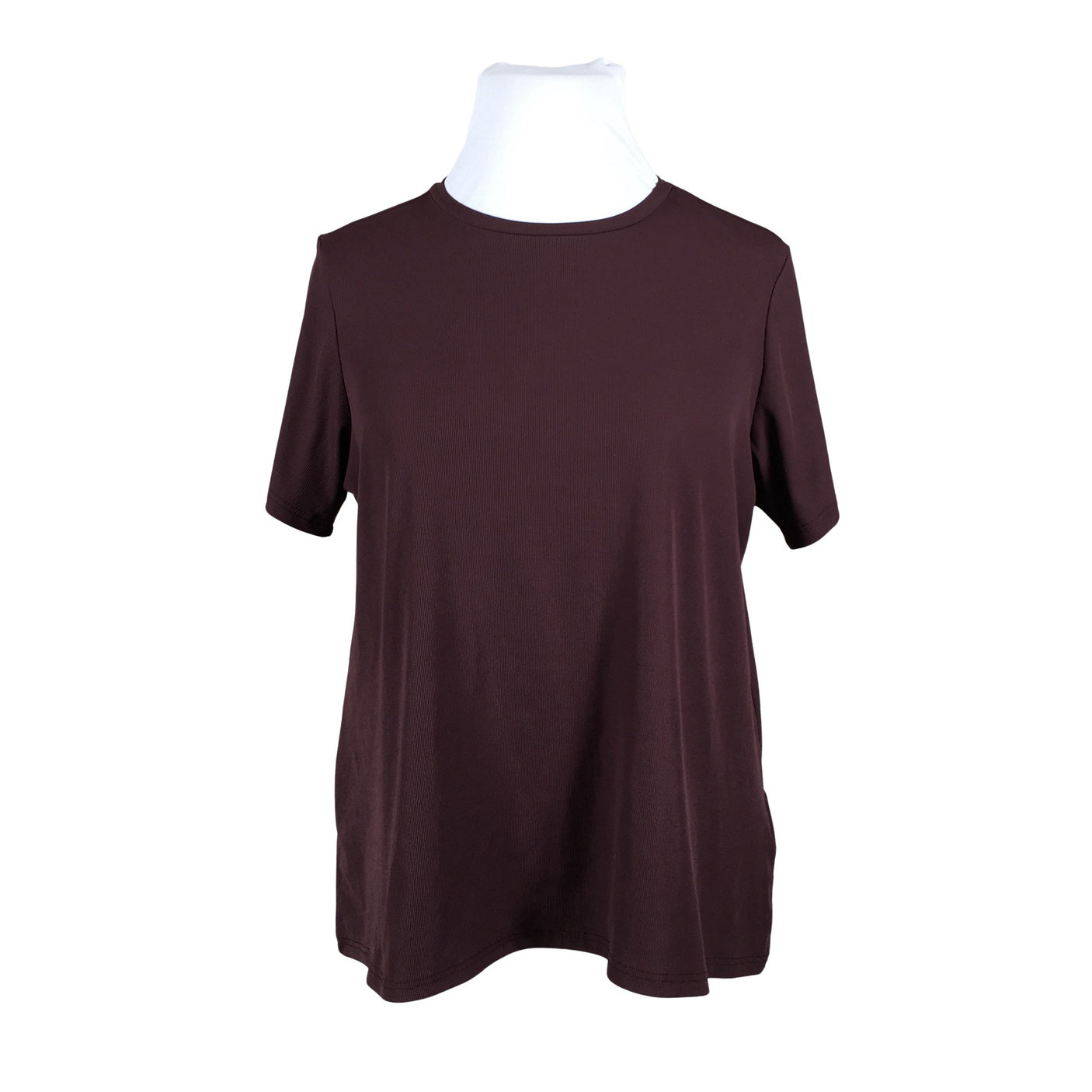 Naisten Q Sportwear - Urheilupaita, lyhyet hihat, koko 42 - Viininpunainen (1)