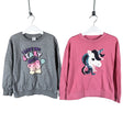 Tyttöjen Lindex - Collegepaita, koko 128 - 134 - Harmaa ()