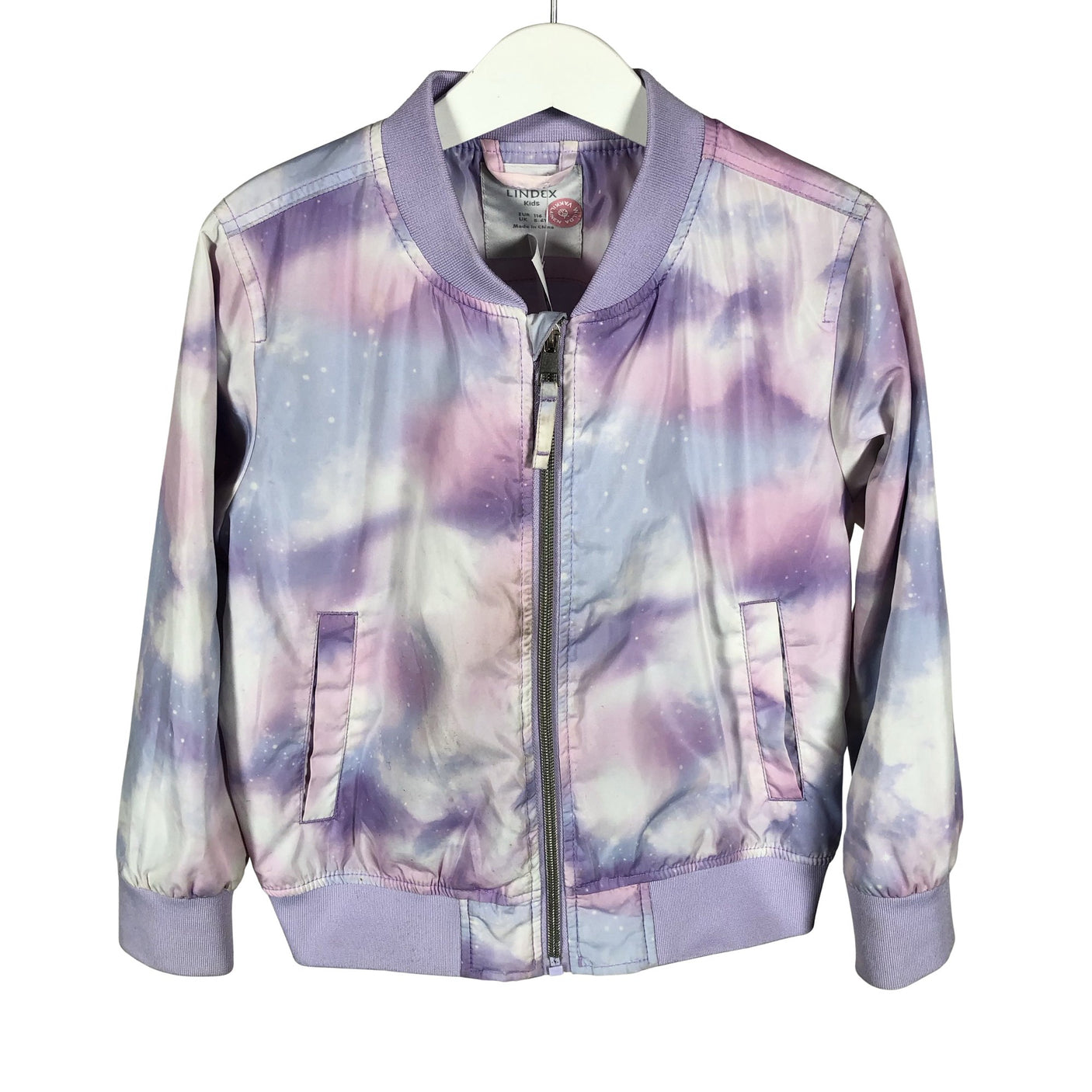 Tyttöjen Lindex - Ulkoilutakki, koko 110 - 116 - Violetti (1)