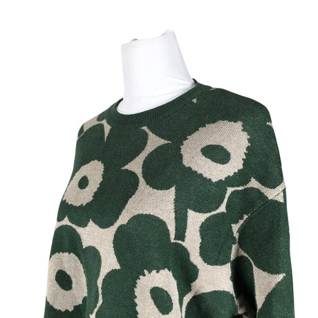 Naisten Marimekko - Neulepaita, koko 38 - Vihreä (2)
