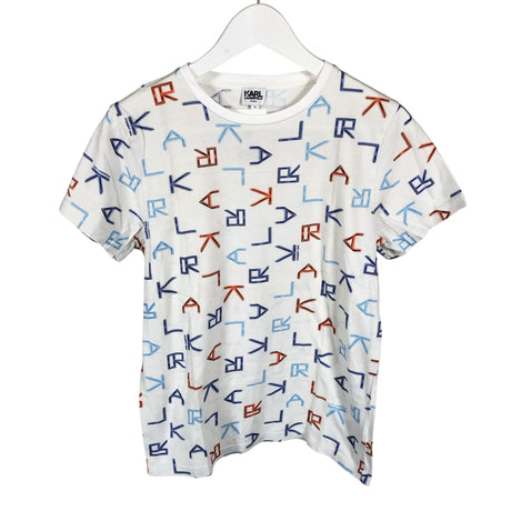 Unisex Karl Lagerfeld - T-paita, koko 164 - 170 - Valkoinen ()