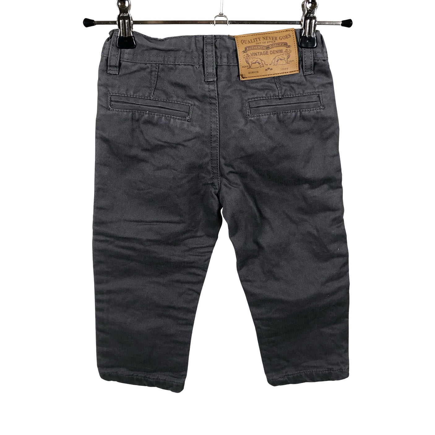 Unisex Knot so bad - Farkut, koko 86 - 92 - Harmaa (2)
