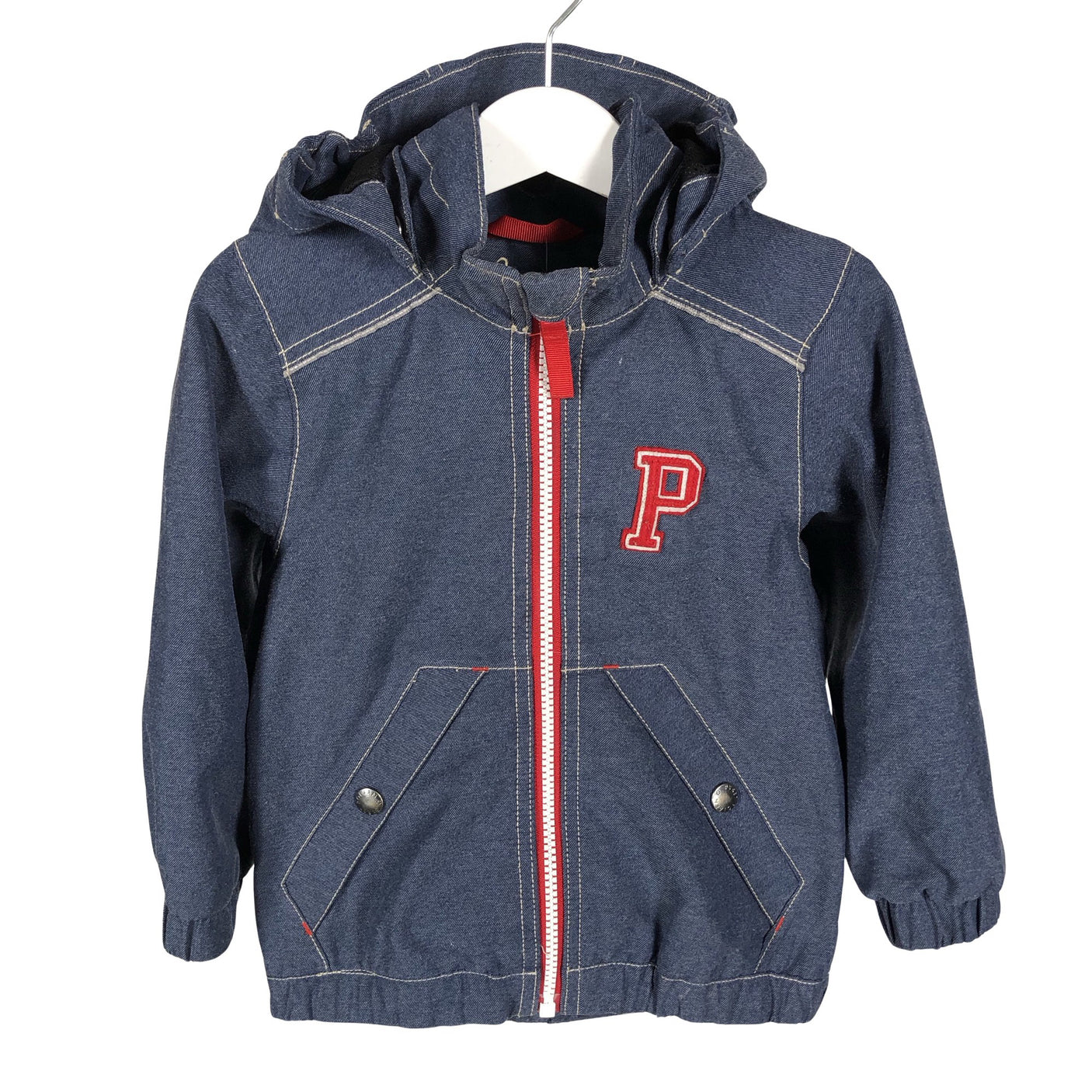 Unisex Polarn O. Pyret - Välikausitakki, koko 98 - 104 - Sininen (1)