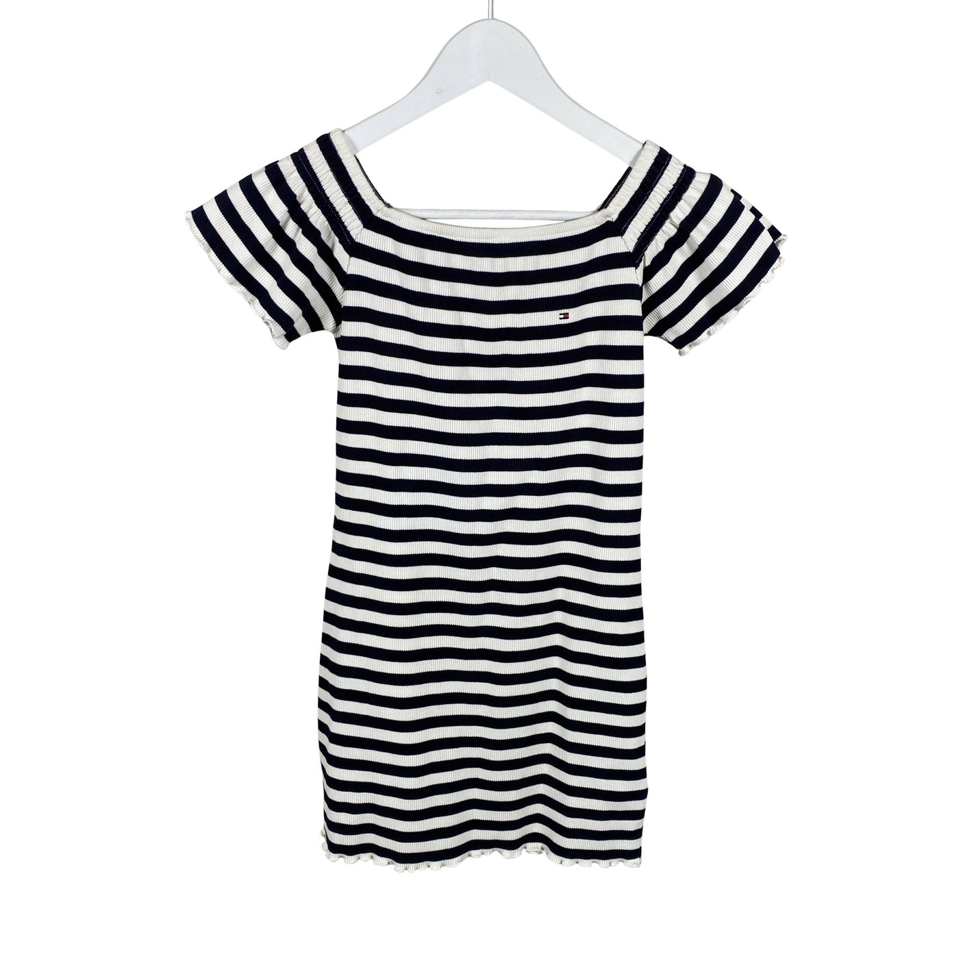 Tyttöjen Tommy Hilfiger - Trikoomekko, koko 158 - 164 - Luonnonvalkoinen (1)