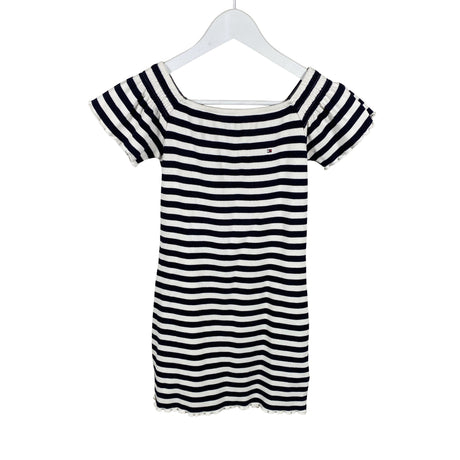 Tyttöjen Tommy Hilfiger - Trikoomekko, koko 158 - 164 - Luonnonvalkoinen ()