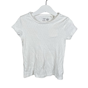 Tyttöjen Lindex - T-paita, koko 98 - 104 - Valkoinen (1)