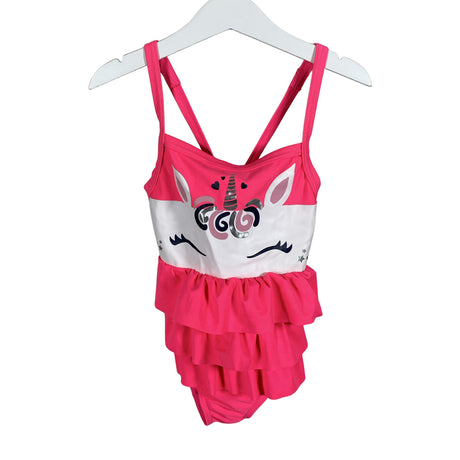 Tyttöjen Name It - Uimapuku, koko 116 - 122 - Pinkki ()