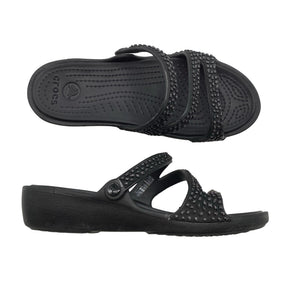 Naisten Crocs - Sandaalit, koko 35 - Musta (1)