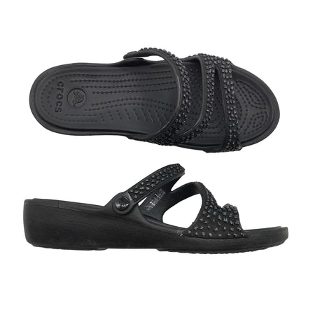 Naisten Crocs - Sandaalit, koko 35 - Musta ()