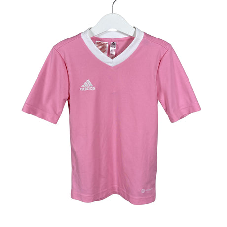 Tyttöjen Adidas - Urheilupaita, lyhyet hihat, koko 122 - 128 - Vaaleanpunainen ()