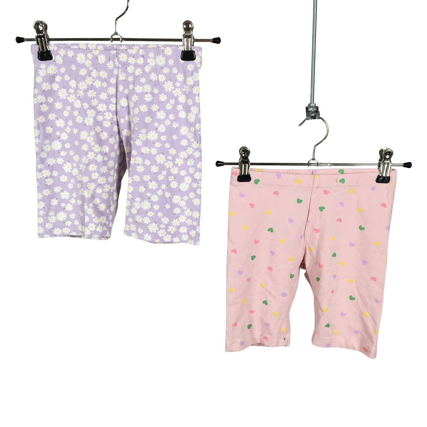Tyttöjen Lindex - Trikooshortsit, koko 110 - 116 - Violetti (1)