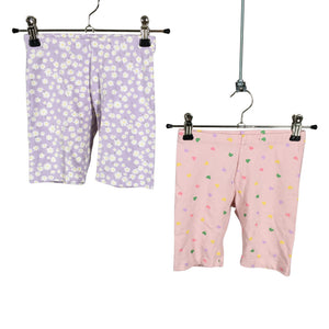 Tyttöjen Lindex - Trikooshortsit, koko 110 - 116 - Violetti (1)