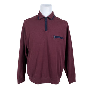 Miesten Finn Karelia - Collegepaita, koko L - Viininpunainen (1)