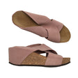 Naisten Birkenstock - Kiilakorkosandaalit, koko 38 - Vaaleanpunainen ()