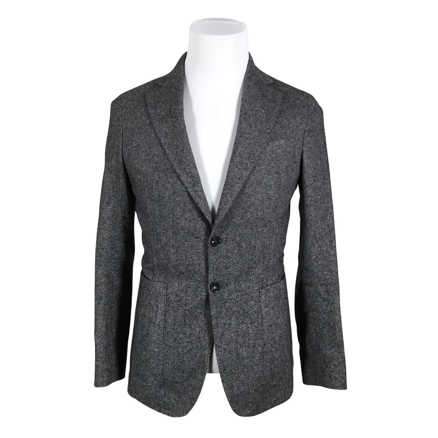 Miesten Oscar Jacobson - Pikkutakki, koko S - Harmaa (1)