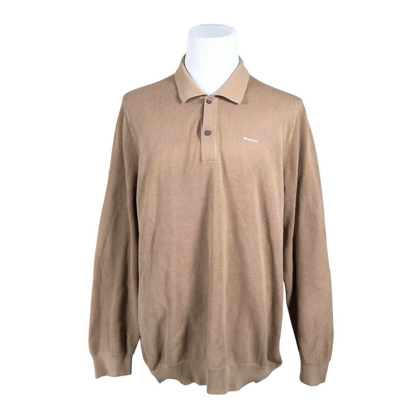 Miesten Gant - Trikoopaita, koko XXL - Beige (1)