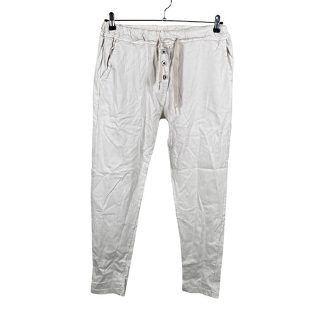 Naisten Perfect Jeans - Kangashousut, koko 42 - Beige ()