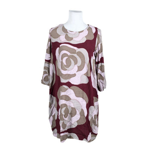Naisten Marimekko - Sifonkimekko, koko 38 - Vaaleanpunainen (1)