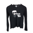 Unisex Karl Lagerfeld - Trikoopaita, koko 146 - 152 - Musta ()