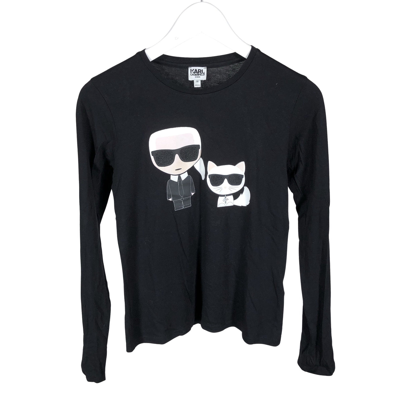 Unisex Karl Lagerfeld - Trikoopaita, koko 146 - 152 - Musta (1)
