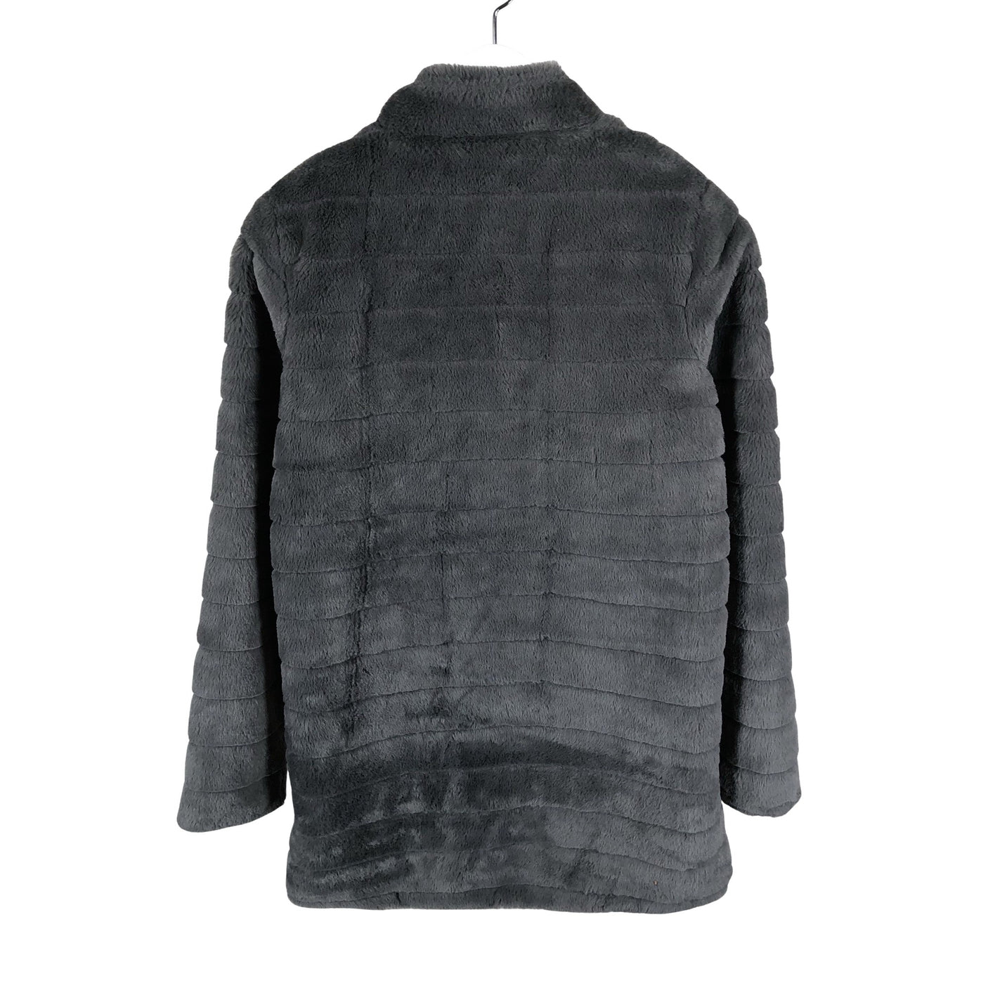 Tyttöjen Sofie Schnoor - Tekoturkistakki, koko 158 - 164 - Harmaa (2)