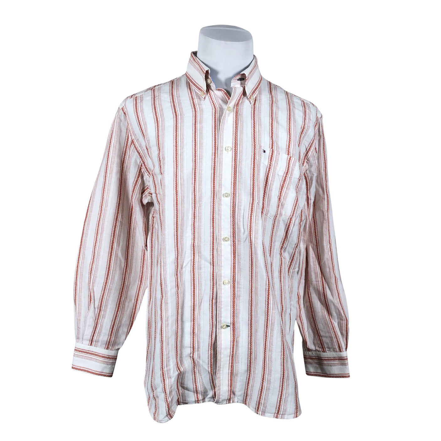 Miesten Tommy Hilfiger - Kauluspaita, koko L - Valkoinen (1)