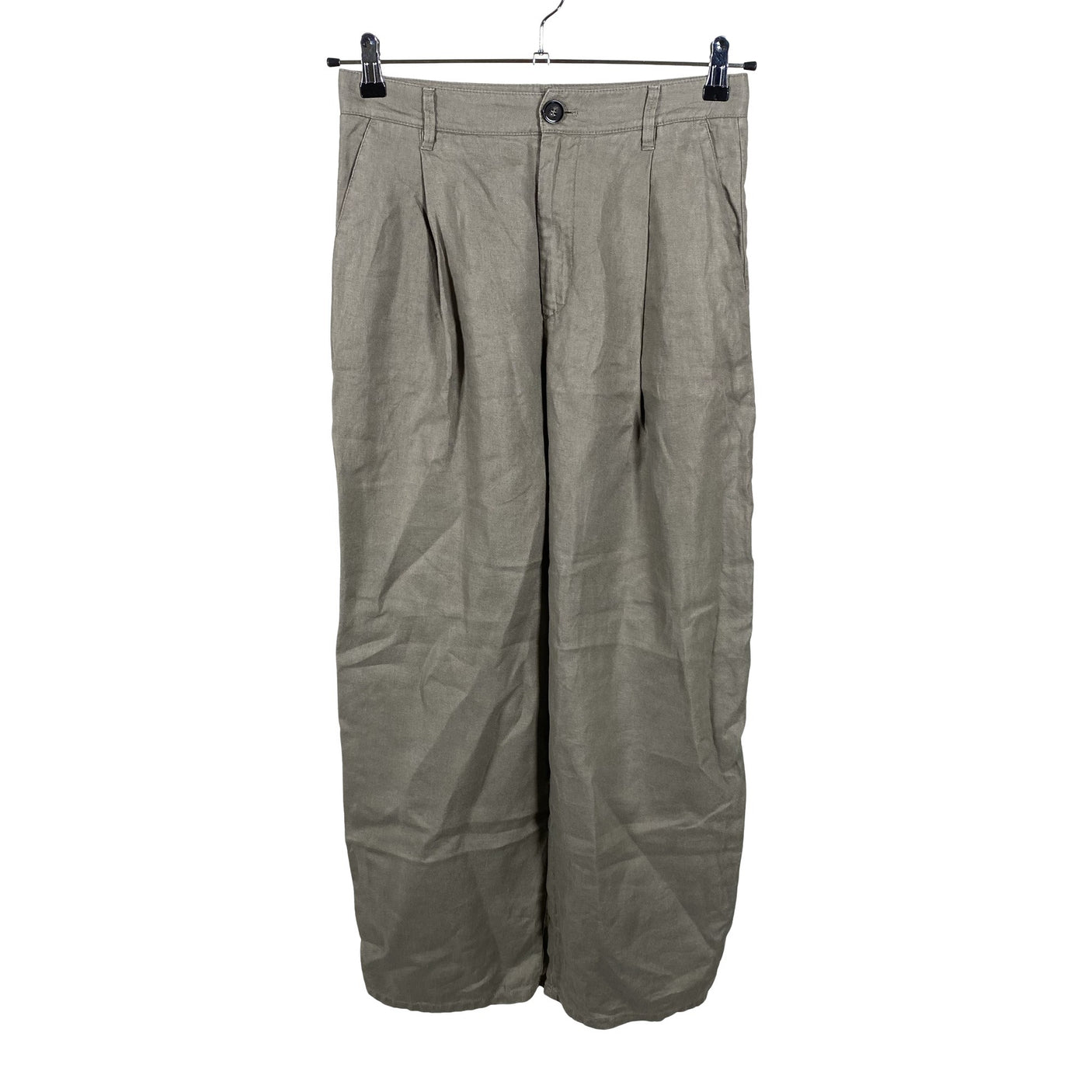 Naisten Massimo Dutti - Kangashousut, koko 36 - Harmaa (1)