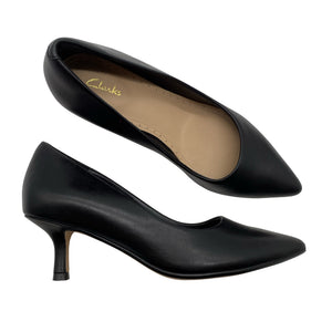 Naisten Clarks - Korkokengät, koko 37 - Musta (1)