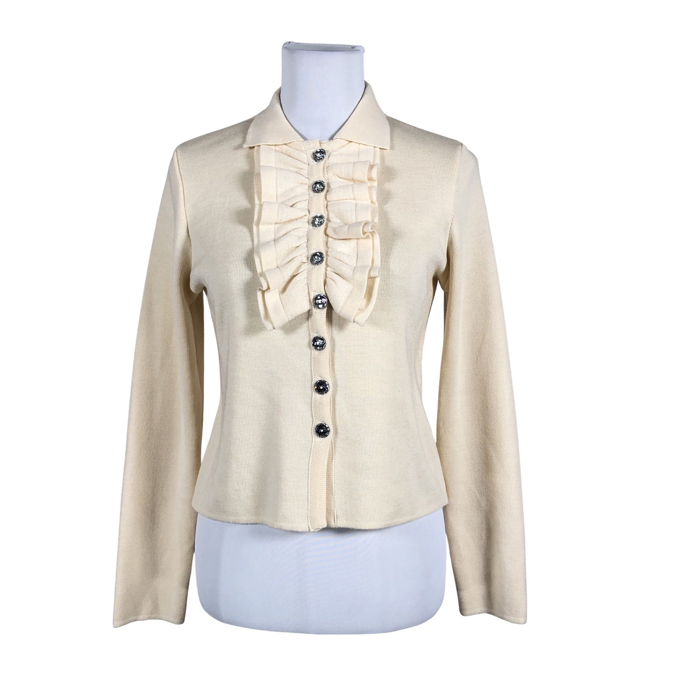 Naisten Muotikuu - Neuletakki, koko 36 - Beige (1)