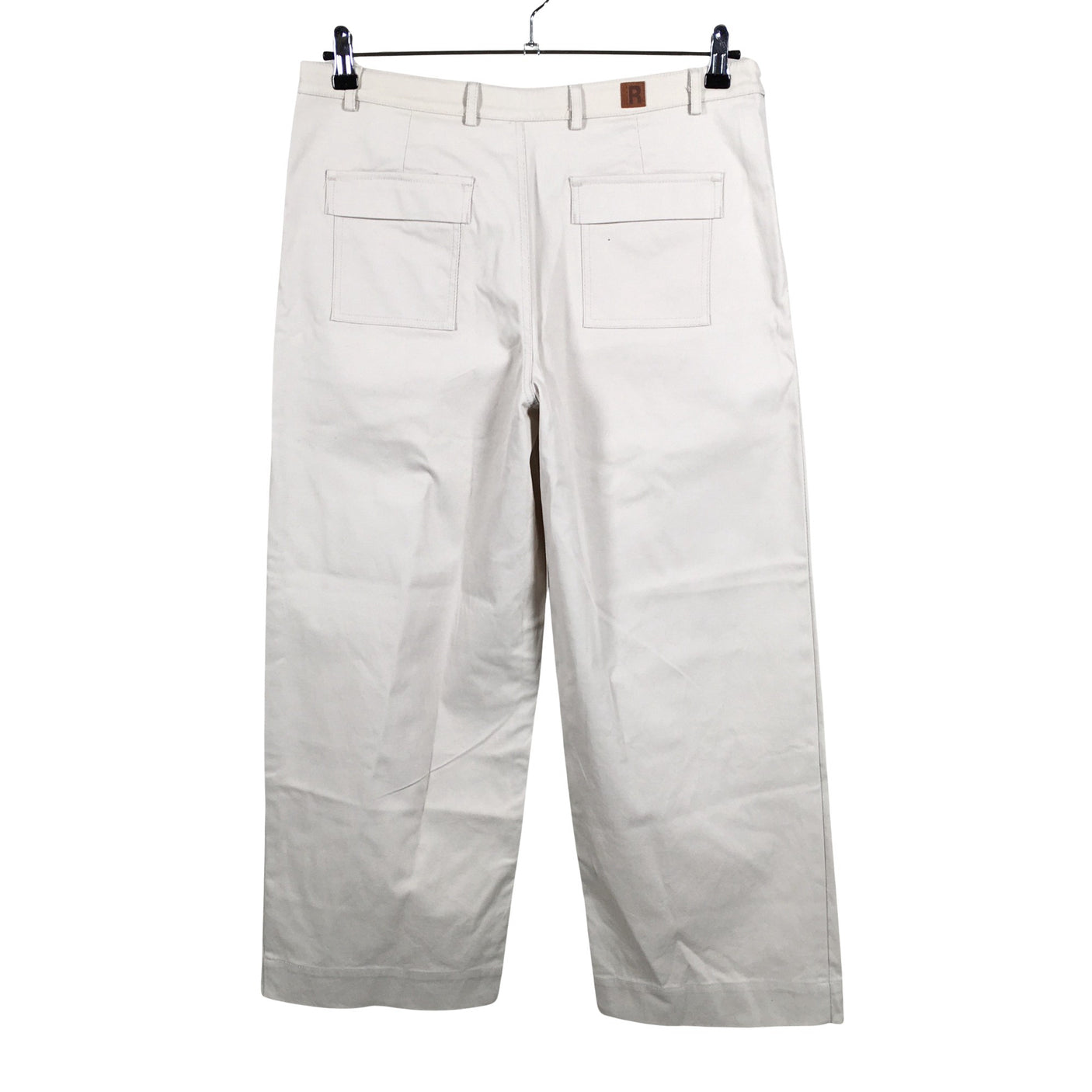 Naisten R-collection - Kangashousut, koko 42 - Beige (2)