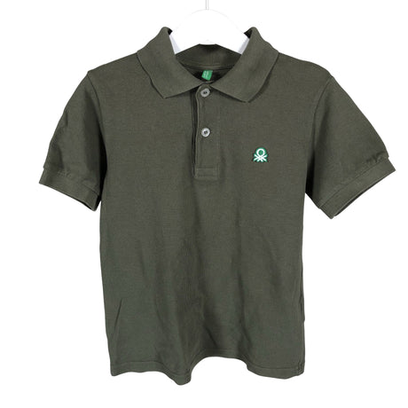 Unisex Benetton - Pikeepaita, koko 116 - 122 - Vihreä ()