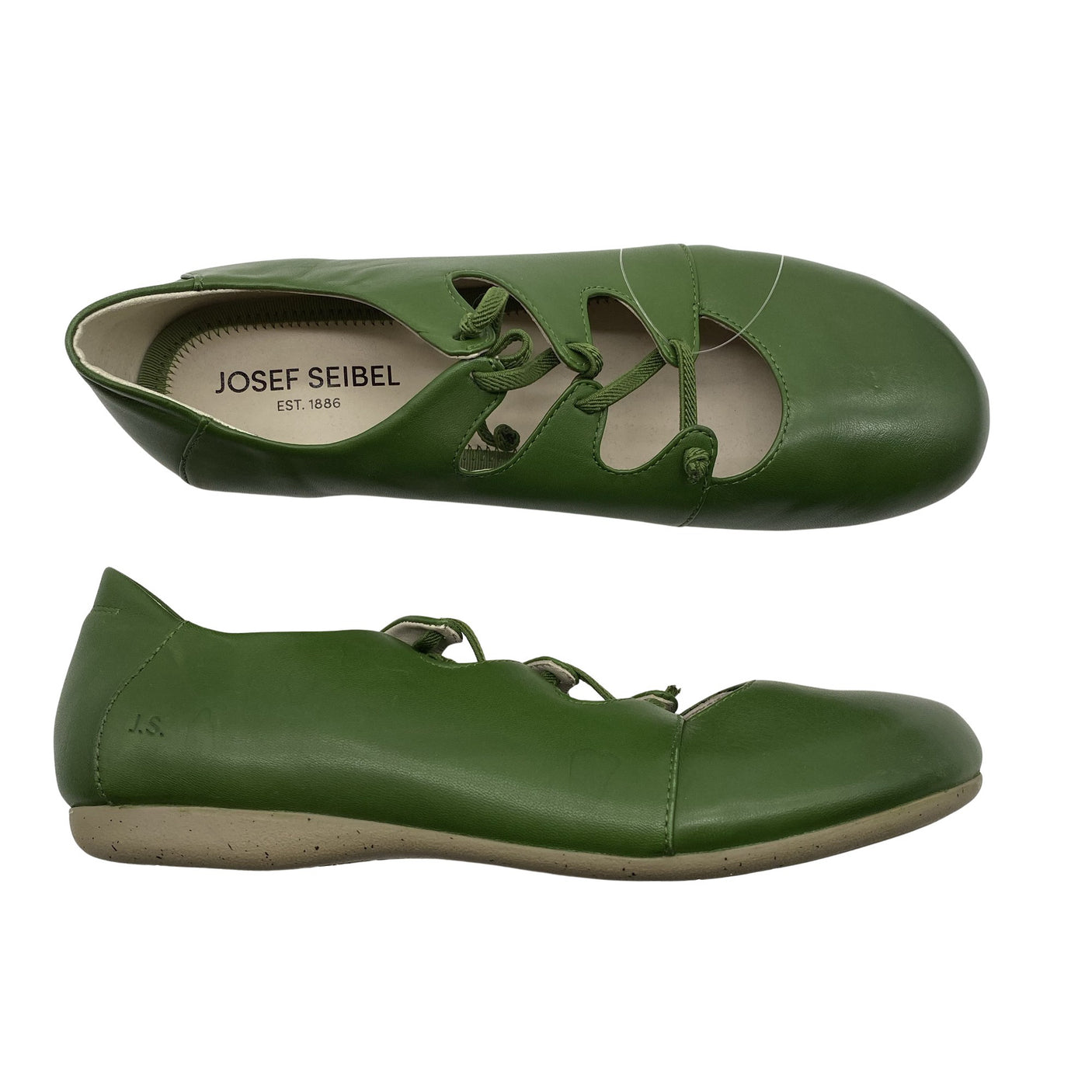 Naisten Josef Seibel - Ballerinat, koko 41 - Vihreä (1)