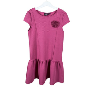 Tyttöjen Youngest - Trikoomekko, koko 146 - 152 - Pinkki (1)