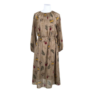Naisten Uniqlo - Sifonkimekko, koko 38 - Ruskea (1)