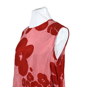 Naisten Marimekko - Sifonkimekko, koko 42 - Punainen (2)