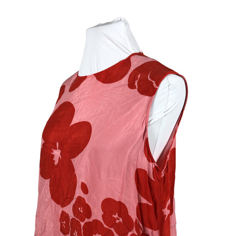 Naisten Marimekko - Sifonkimekko, koko 42 - Punainen (2)