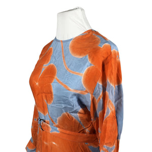 Naisten Marimekko - Sifonkimekko, koko 42 - Sininen (2)