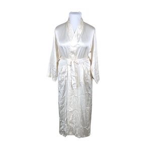 Naisten Stockmann Silk - Aamutakki, koko 42 - Luonnonvalkoinen (1)