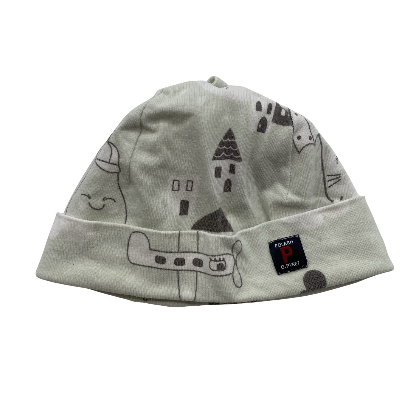 Unisex Polarn O. Pyret - Ohut pipo, koko 38 - 40 cm - Vihreä (1)