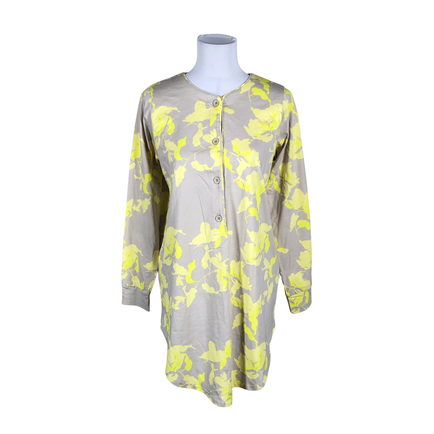 Naisten NOSH - Trikoomekko, koko 36 - Beige (1)