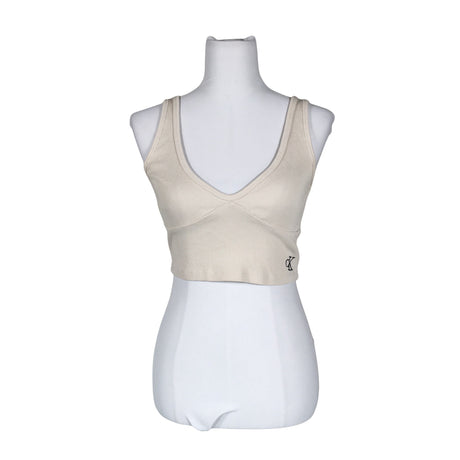 Naisten Calvin Klein Jeans - Trikootoppi, koko 36 - Beige ()