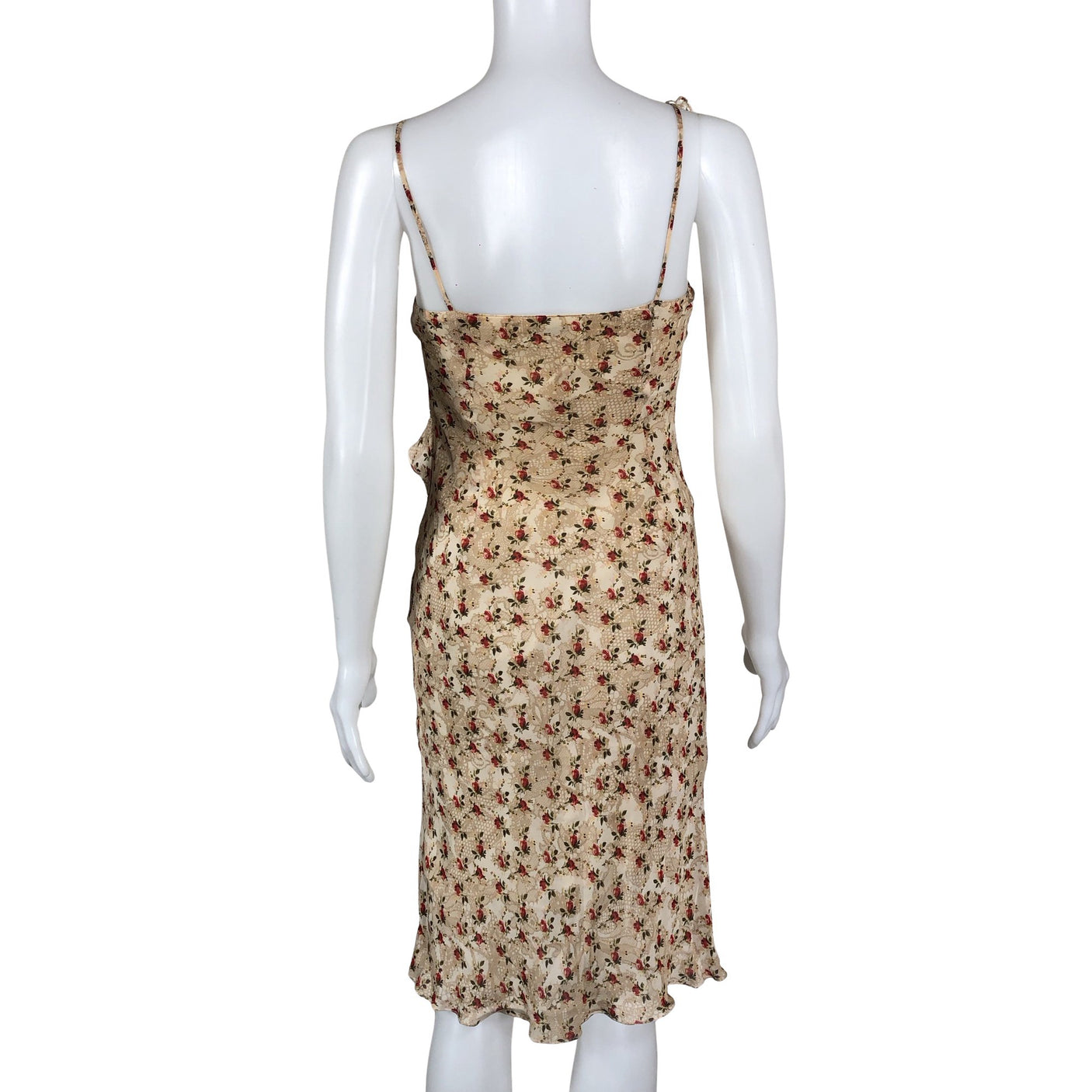 Naisten CHR - Sifonkimekko, koko 32 - Beige (2)