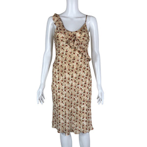 Naisten CHR - Sifonkimekko, koko 32 - Beige (1)