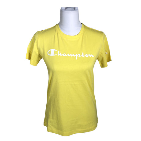 Naisten Champion - T-paita, koko 38 - Keltainen ()
