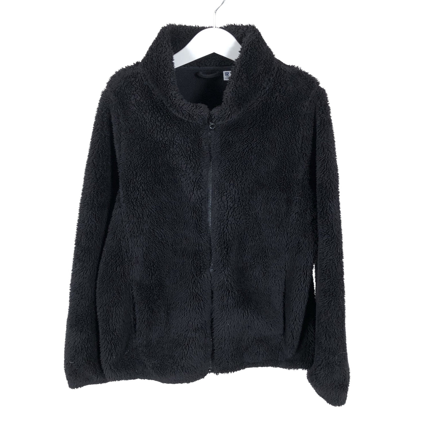 Unisex Uniqlo - Fleecetakki, koko 146 - 152 - Musta (1)