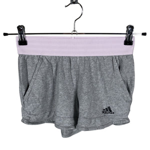 Tyttöjen Adidas - Trikooshortsit, koko 158 - 164 - Harmaa (1)
