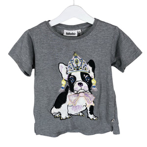 Unisex Molo Kids - T-paita, koko 110 - 116 - Harmaa (1)