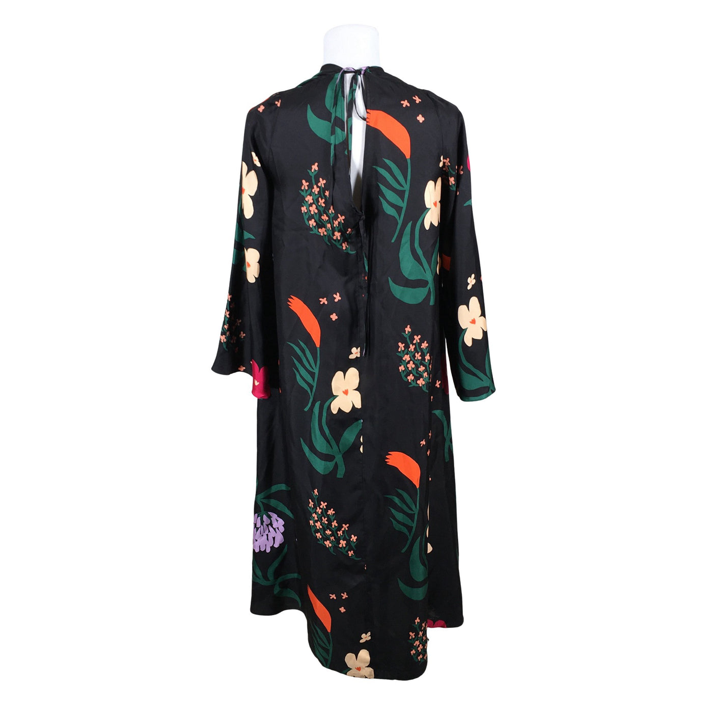 Naisten Marimekko - Sifonkimekko, koko 36 - Musta (2)
